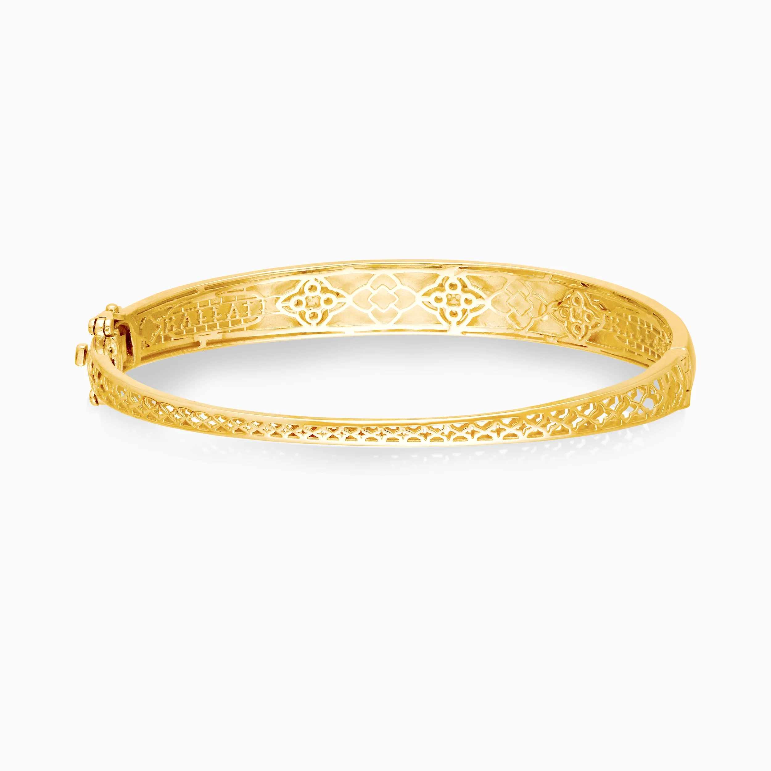 Clover White Diamond Bangle - Image 3