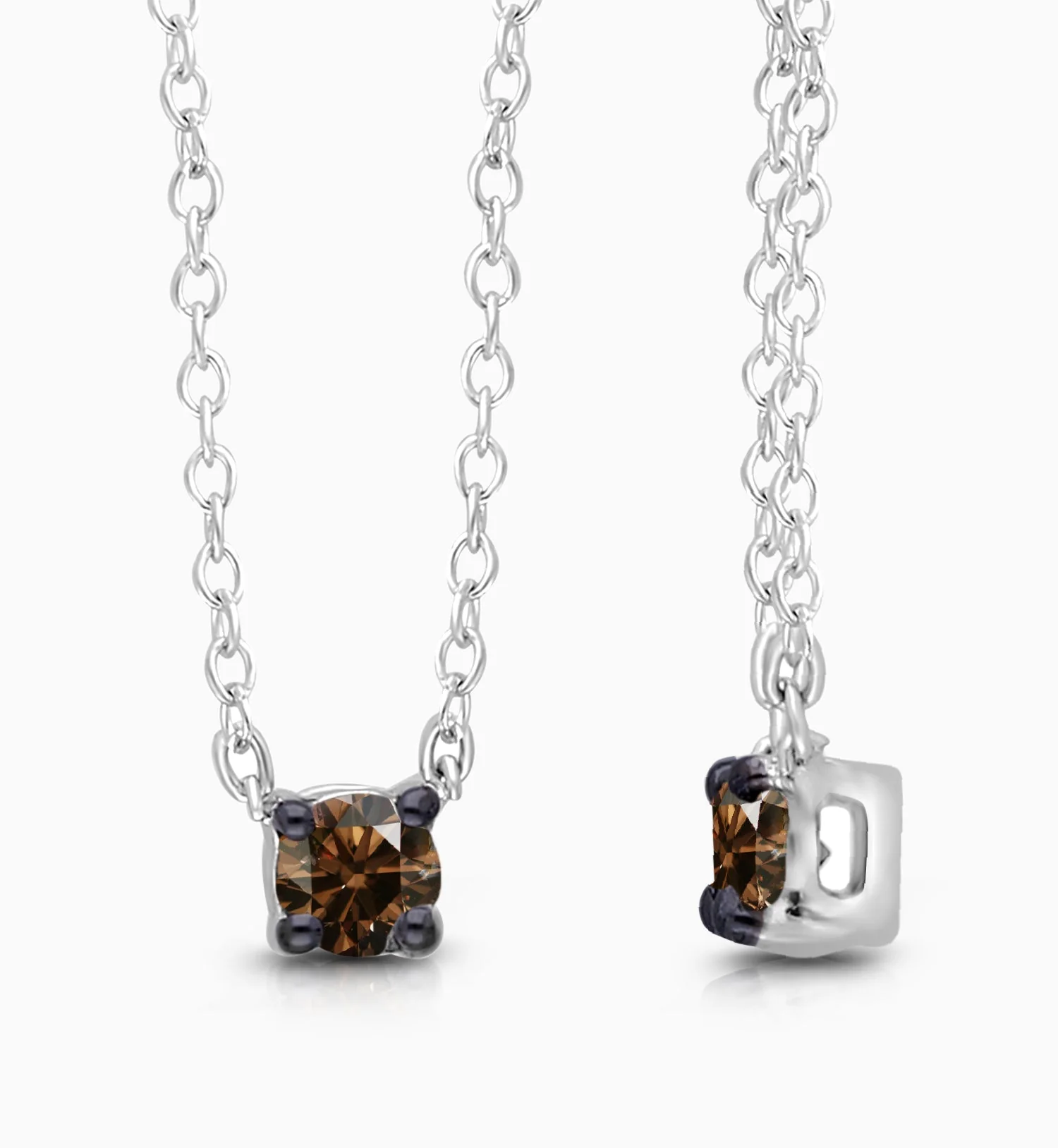 Coco Diamond Solitaire Necklace - Image 3