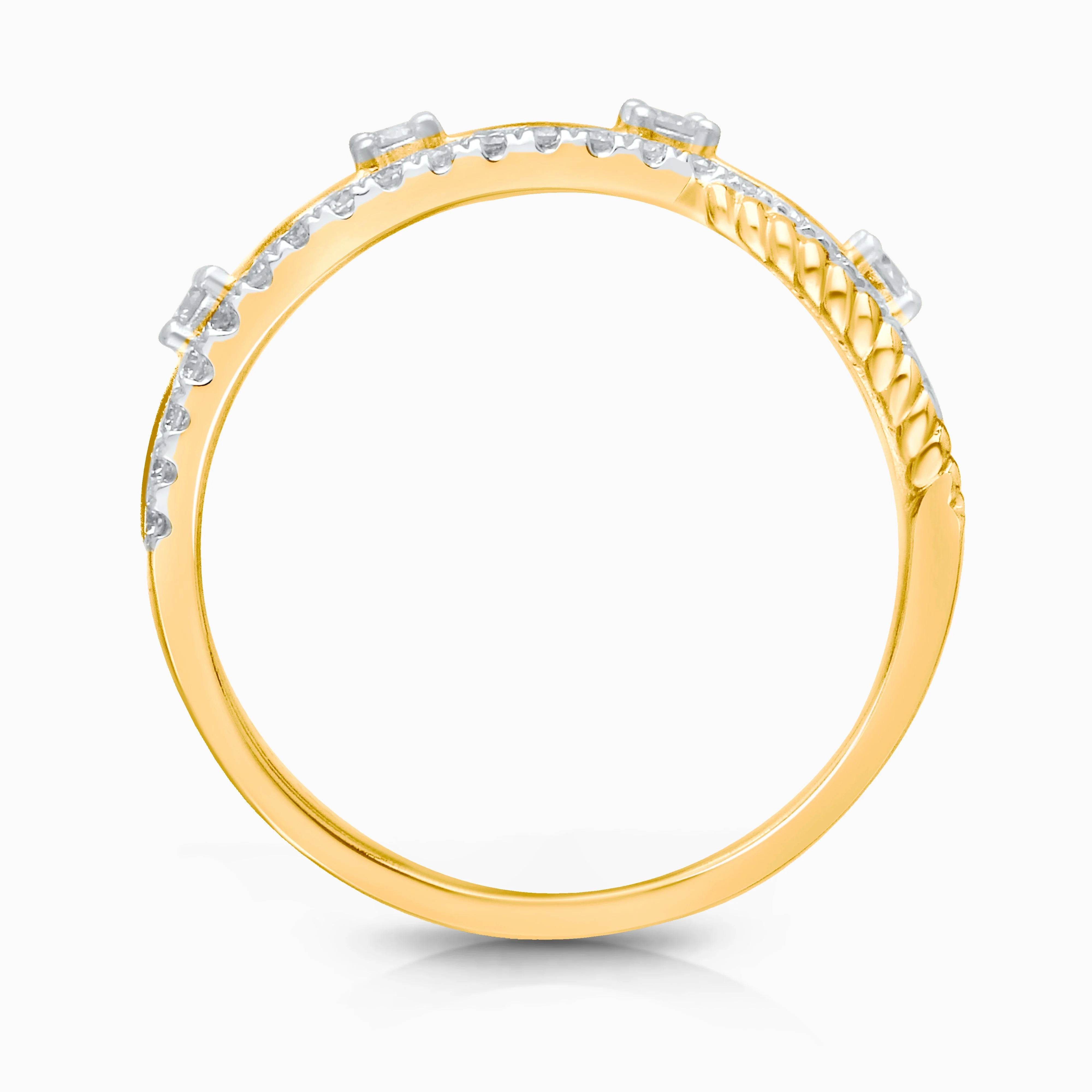 Hexagon Diamond Twist Band - Image 4