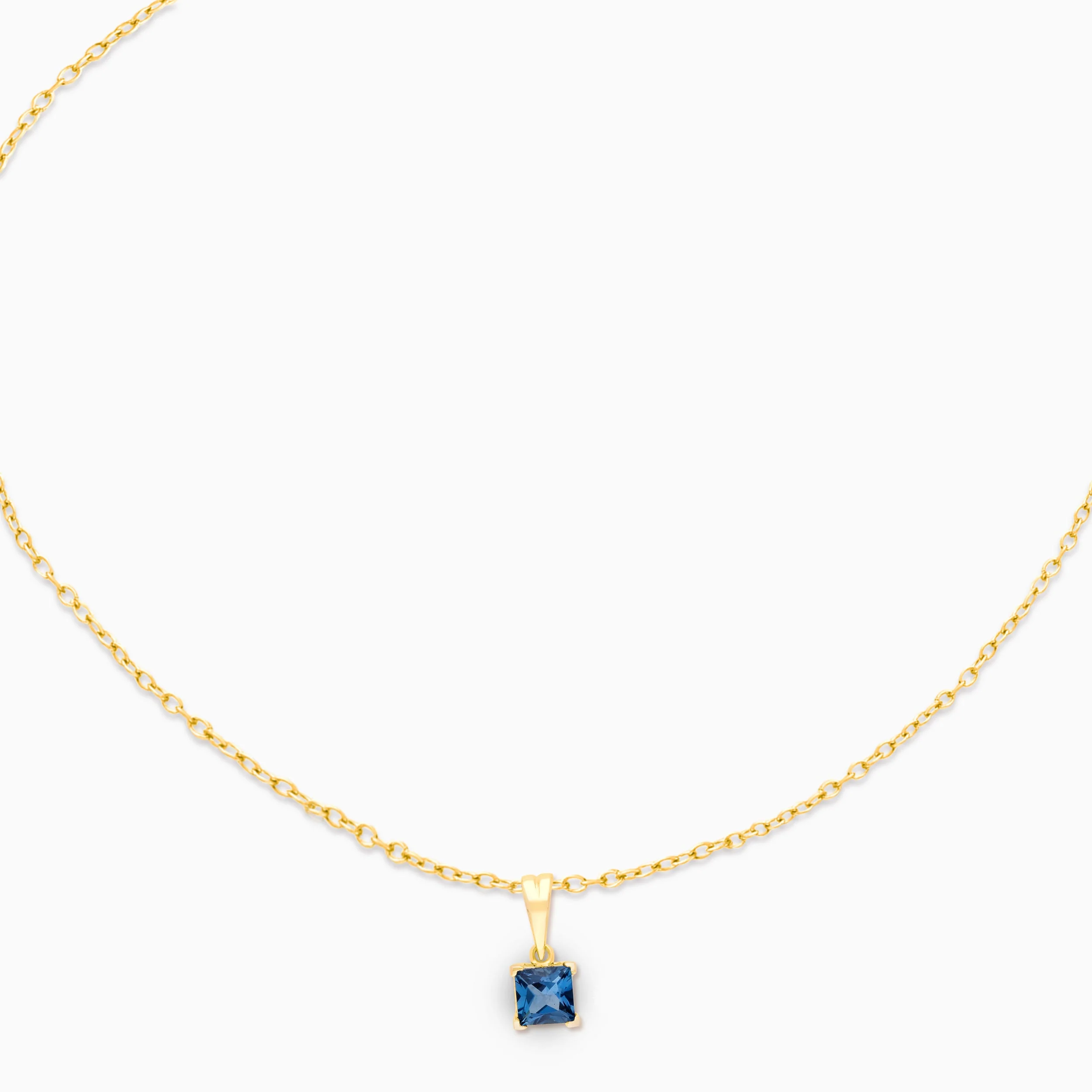 Hidden Princess London Blue Topaz Necklace - Image 4