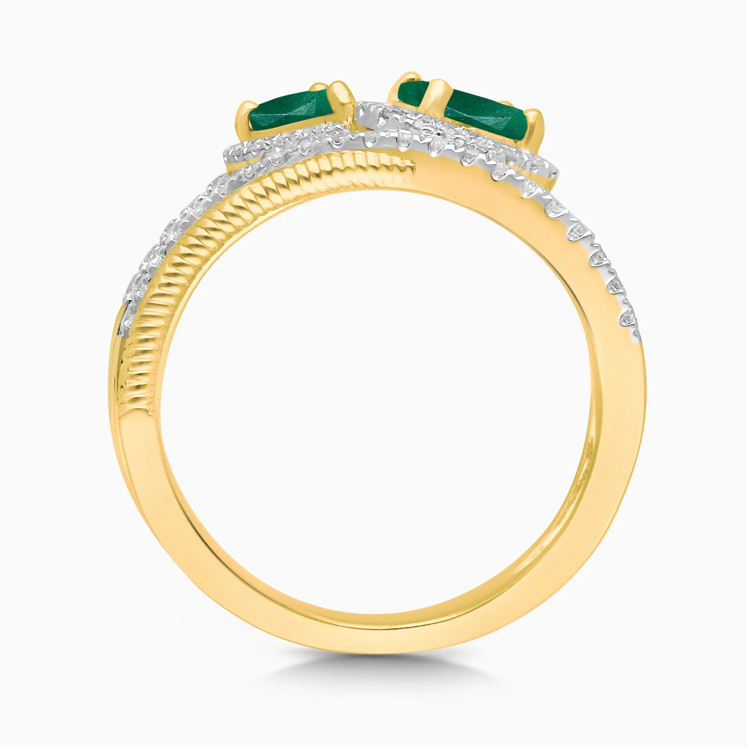 Ouroboros Emerald & Diamond Ring - Image 4