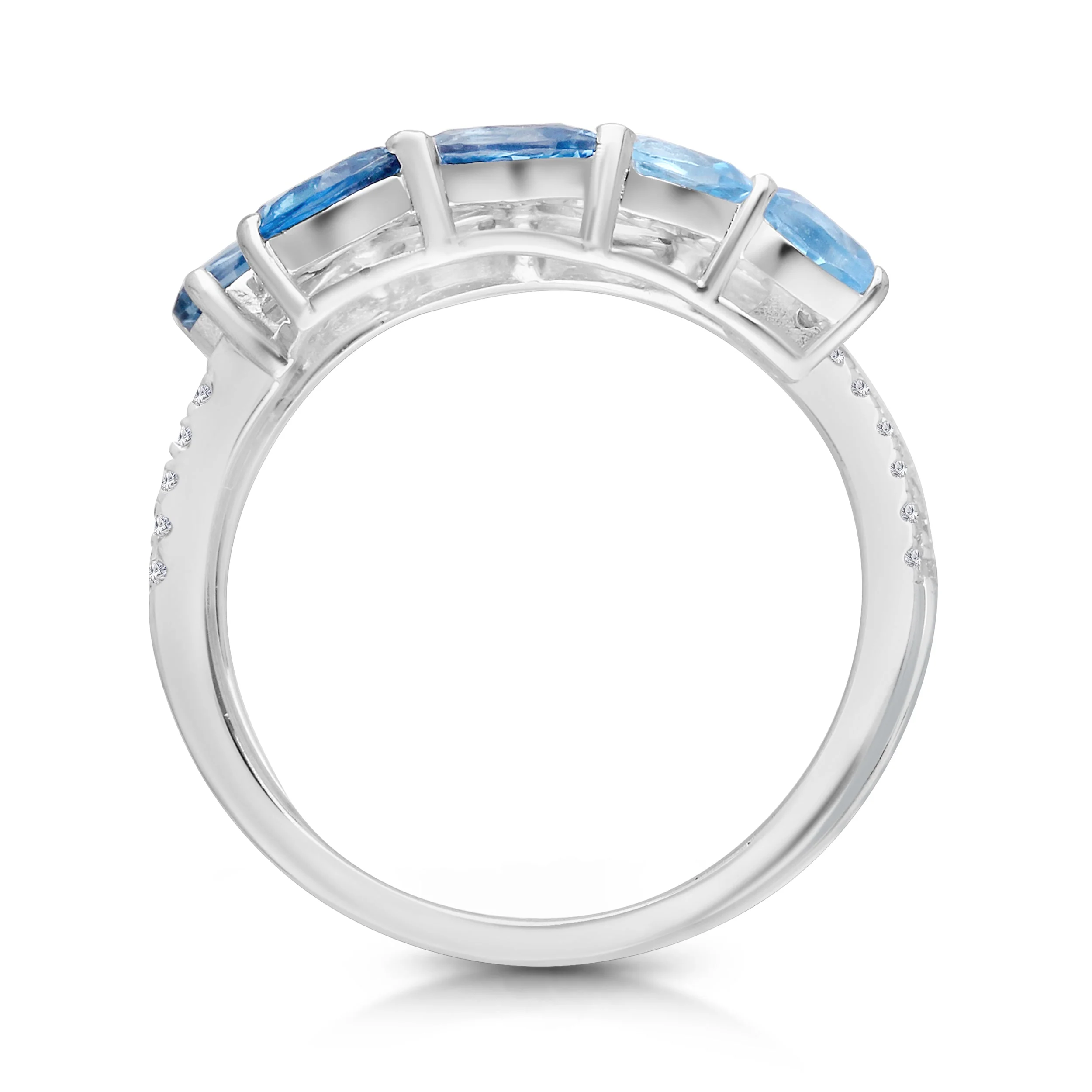 Waterfall Ombre Topaz Ring - Image 4